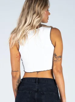 Princess Polly Christa Top White Hot