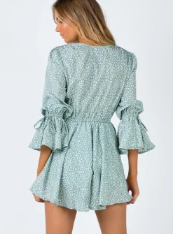 Princess Polly Cierra Romper  Green Best