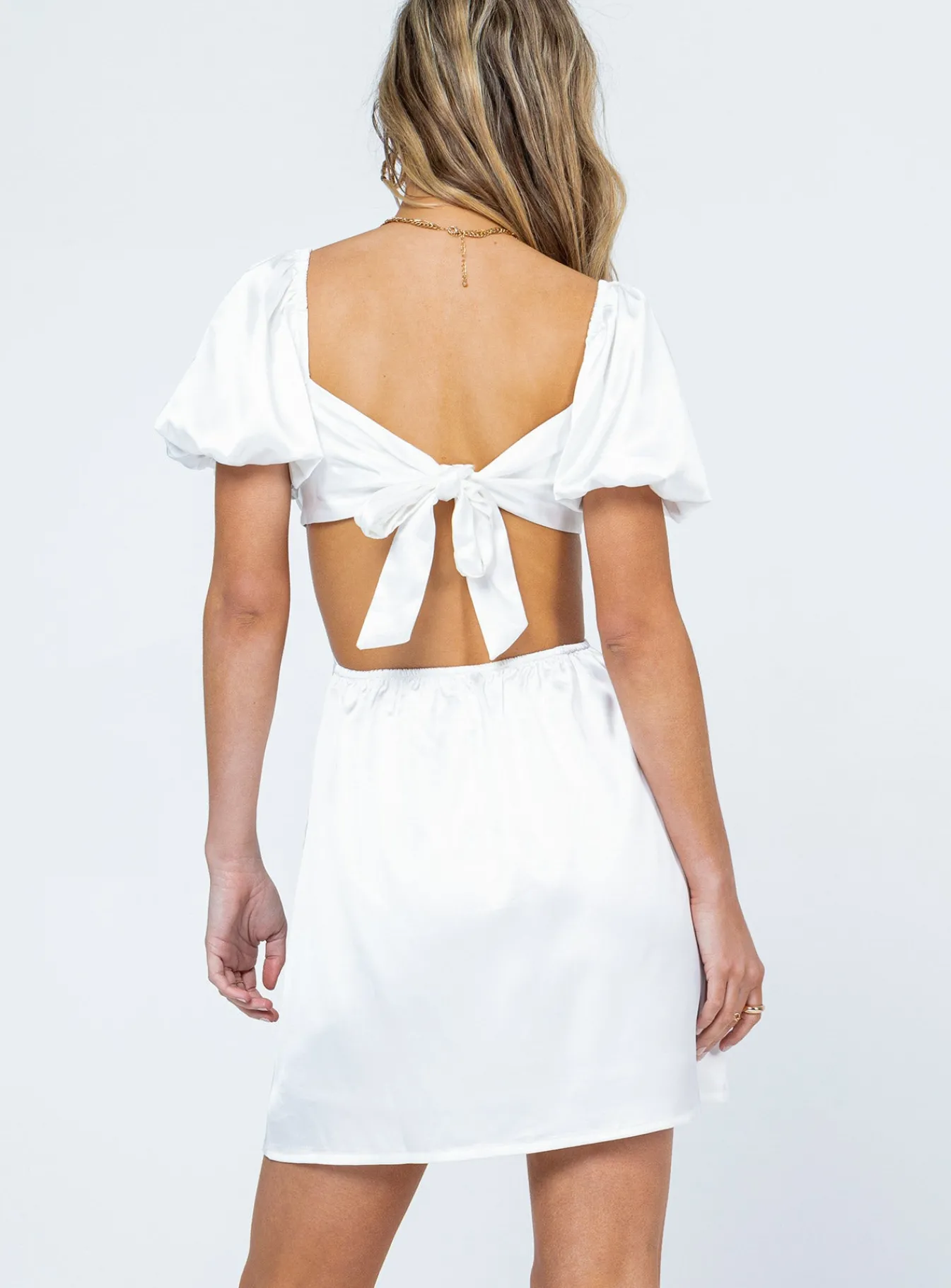 Princess Polly Cindi Mini Dress White Discount