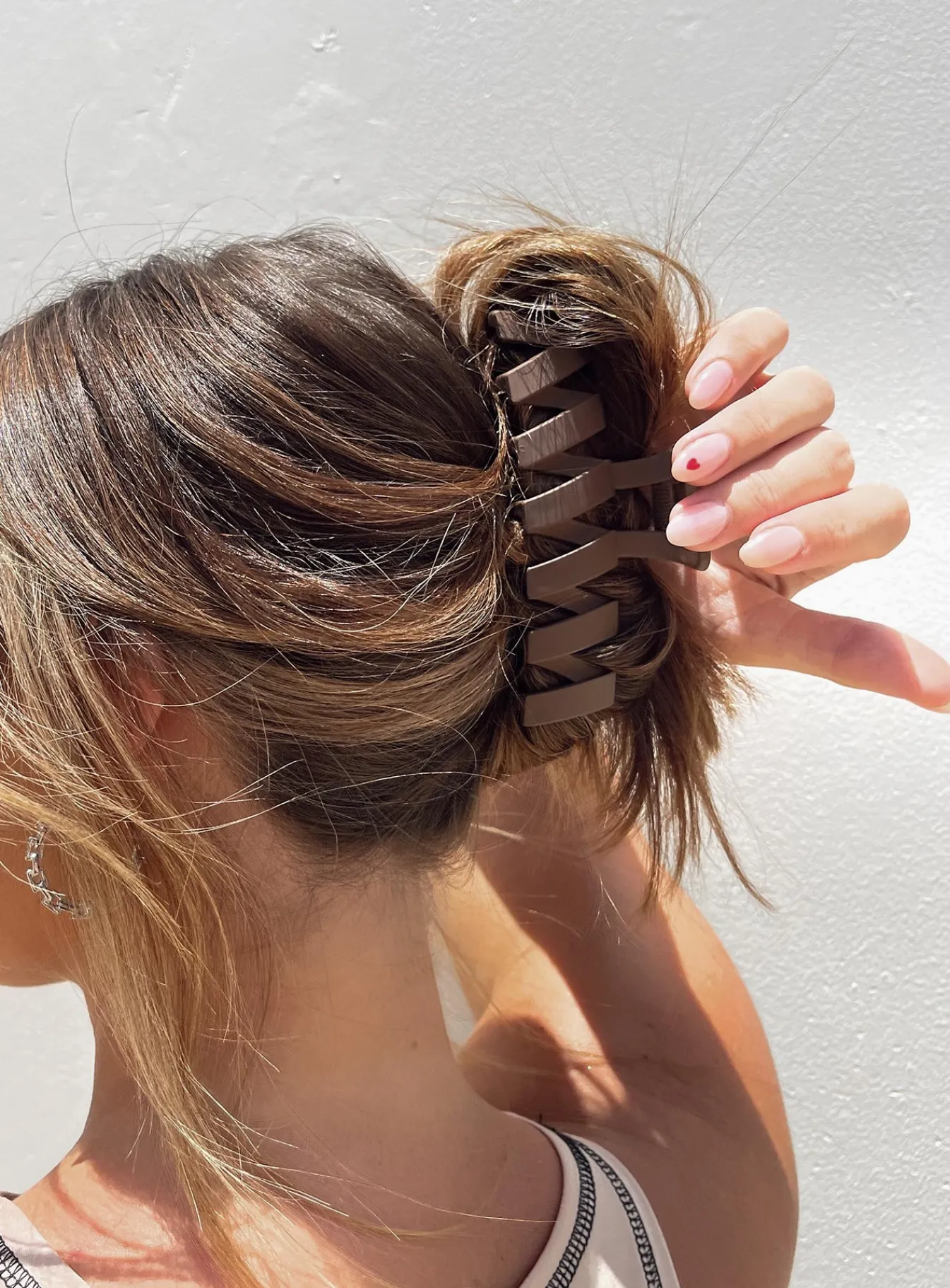 Princess Polly Cinna Hair Clip Chocolate Brown Store