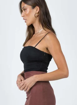 Princess Polly Cinzia Bodysuit Black Discount