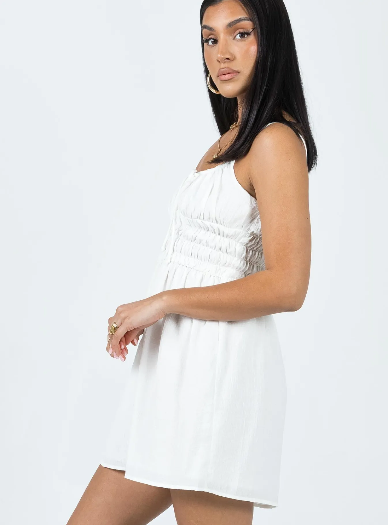 Princess Polly Cinzia Mini Dress White Fashion