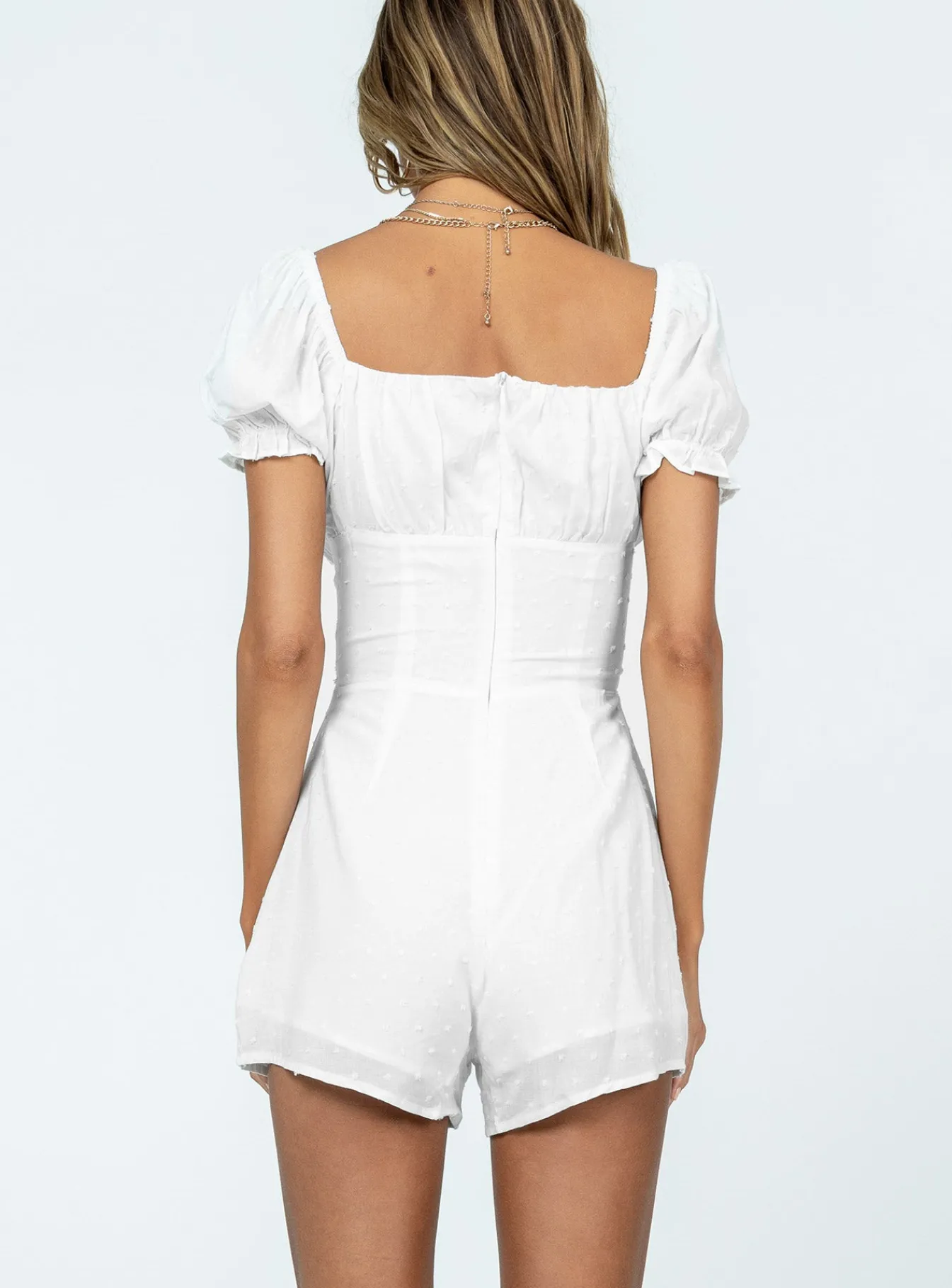 Princess Polly Cinzia Romper White Flash Sale