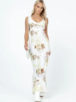 Princess Polly Cisco Maxi Dressmulti   White Cheap