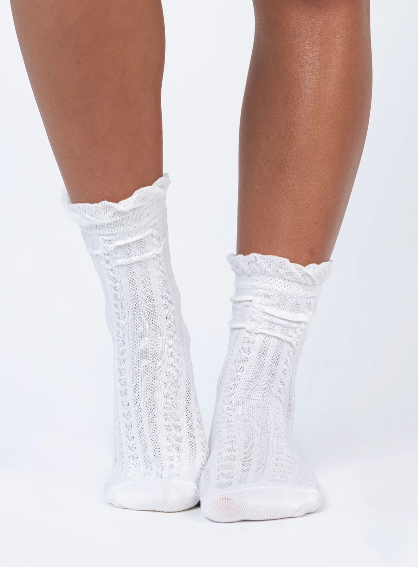 Princess Polly Clarence Socks White Online