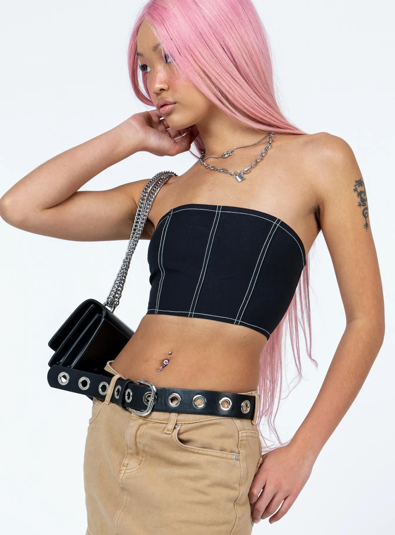 Princess Polly Clarinda Strapless Top Black Best Sale