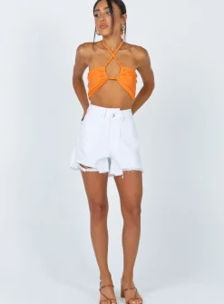 Princess Polly Clarke Top Orange Online
