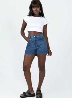 Princess Polly Classic Crop Teepetite White Flash Sale