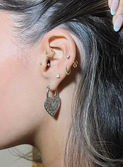 Princess Polly Classic Moments Earrings  Silver Fashion
