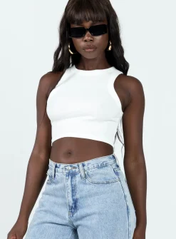 Princess Polly Classic Tank Top  White Online