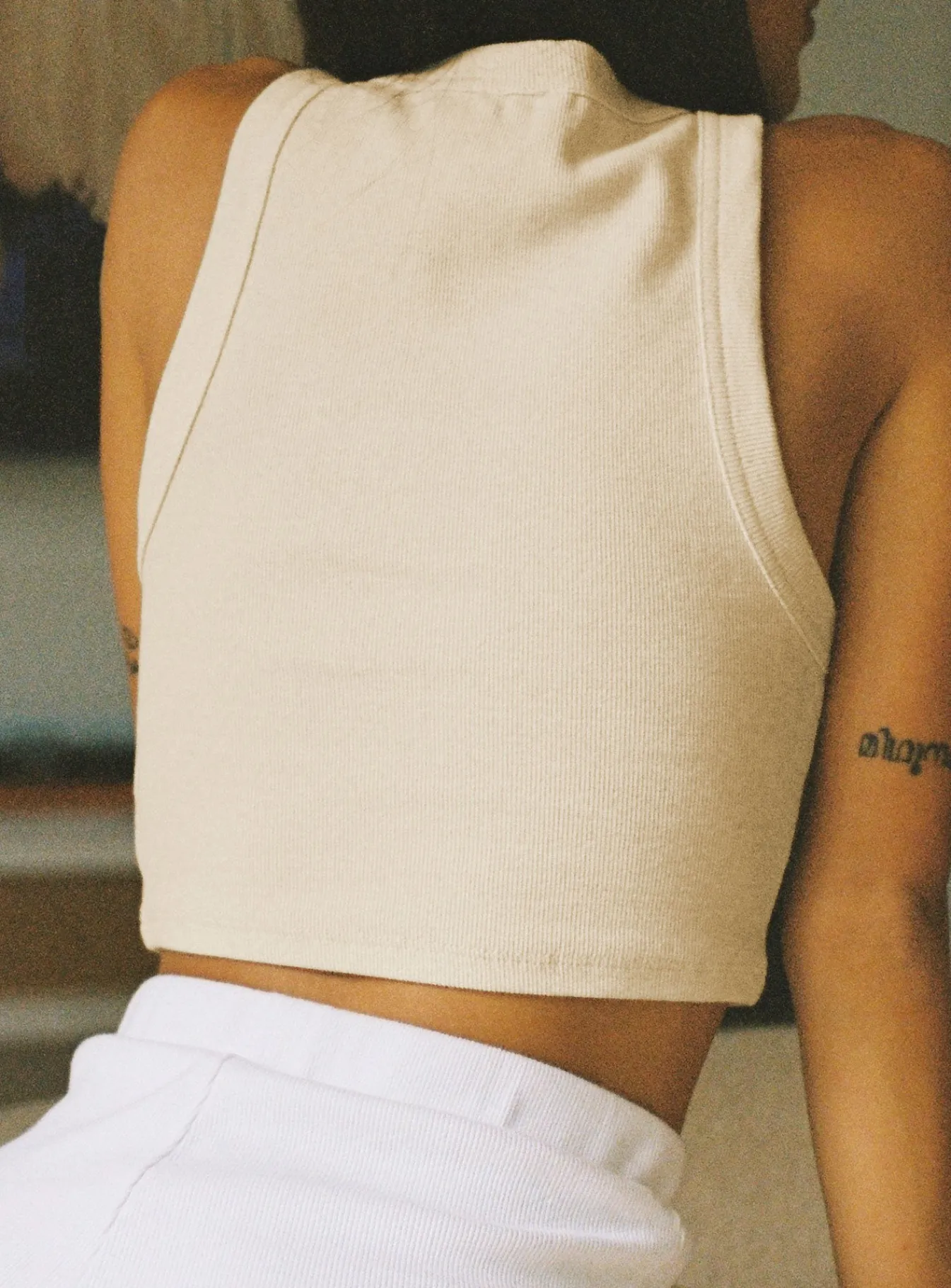 Princess Polly Classic Tank Top Cream Online
