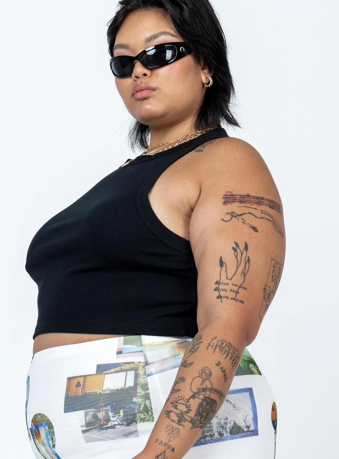 Princess Polly Classic Tank Topcurve Black Cheap