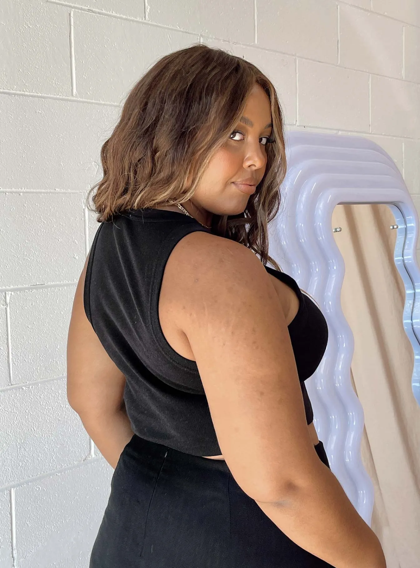 Princess Polly Classic Tank Topcurve Black Cheap