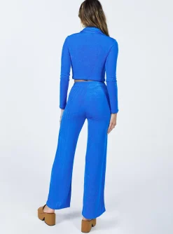 Princess Polly Claudia Set Blue Flash Sale