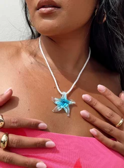 Princess Polly Clear The Air Necklace Multi Flash Sale