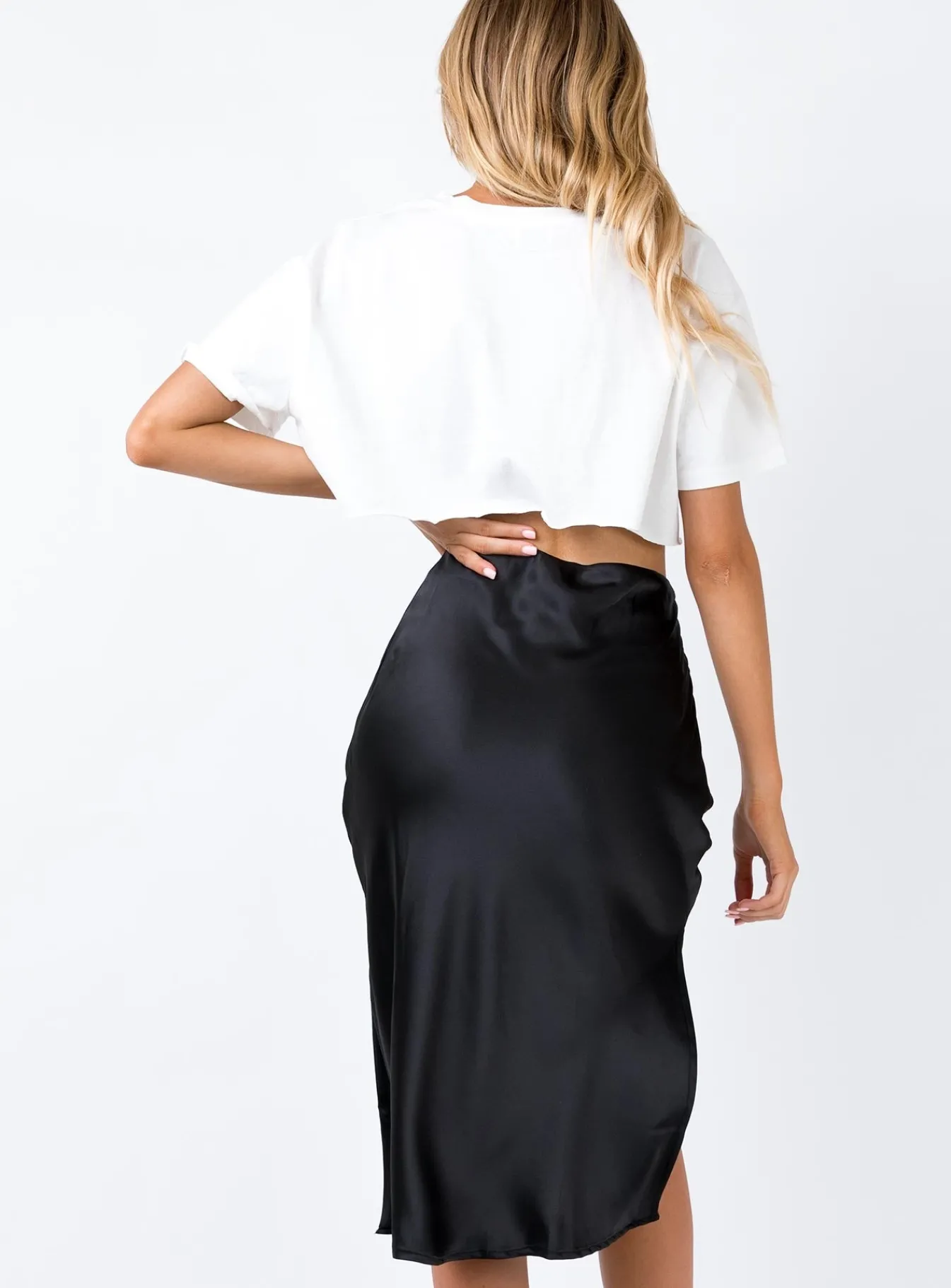 Princess Polly Cleo Lavoe Midi Skirt Black Cheap