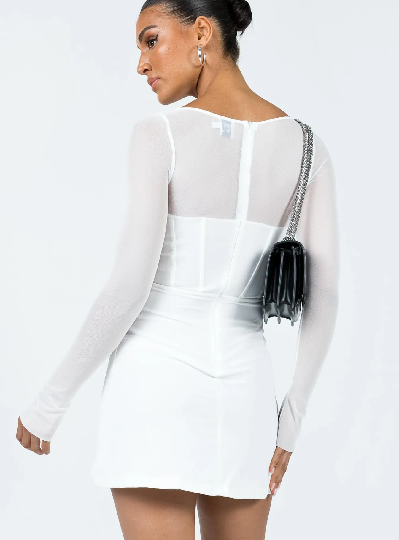 Princess Polly Clermont Corset Mini Dress White Fashion