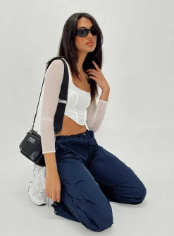 Princess Polly Clydel Pants  Navy Best Sale