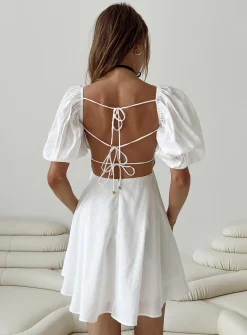 Princess Polly Clyne Mini Dress White Hot
