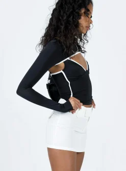 Princess Polly Coco Mini Skirt  White Shop