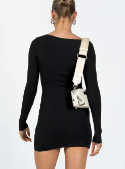 Princess Polly Colbert Long Sleeve Mini Dress Black Best Sale