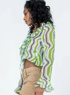 Princess Polly Colby Long Sleeve Top Multi Fashion