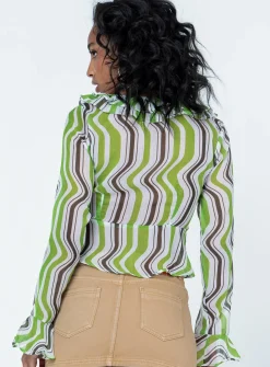 Princess Polly Colby Long Sleeve Top Multi Fashion