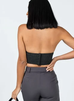 Princess Polly Colin Vest Top  Black Sale