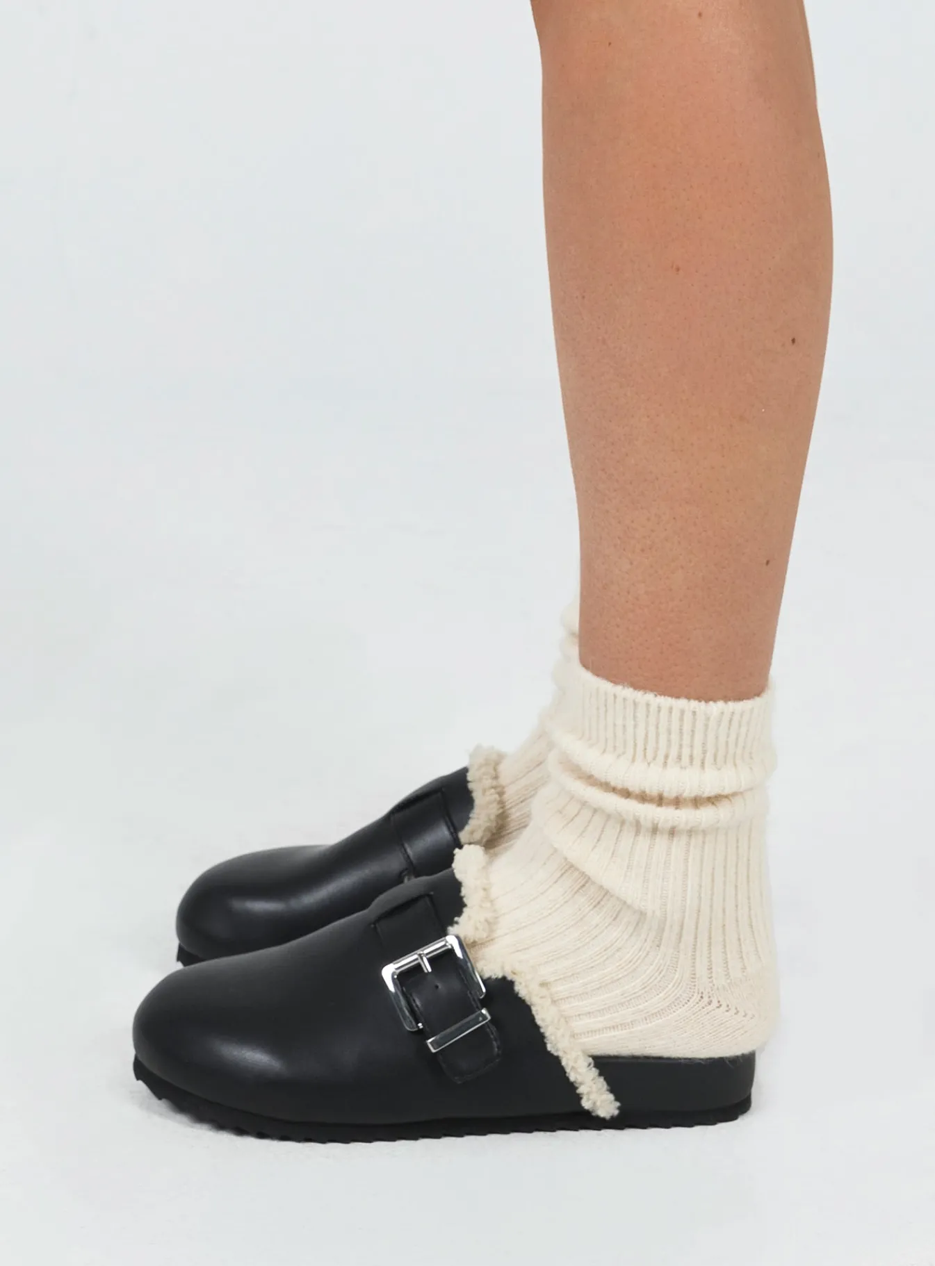 Princess Polly Collins Flats Black Sale