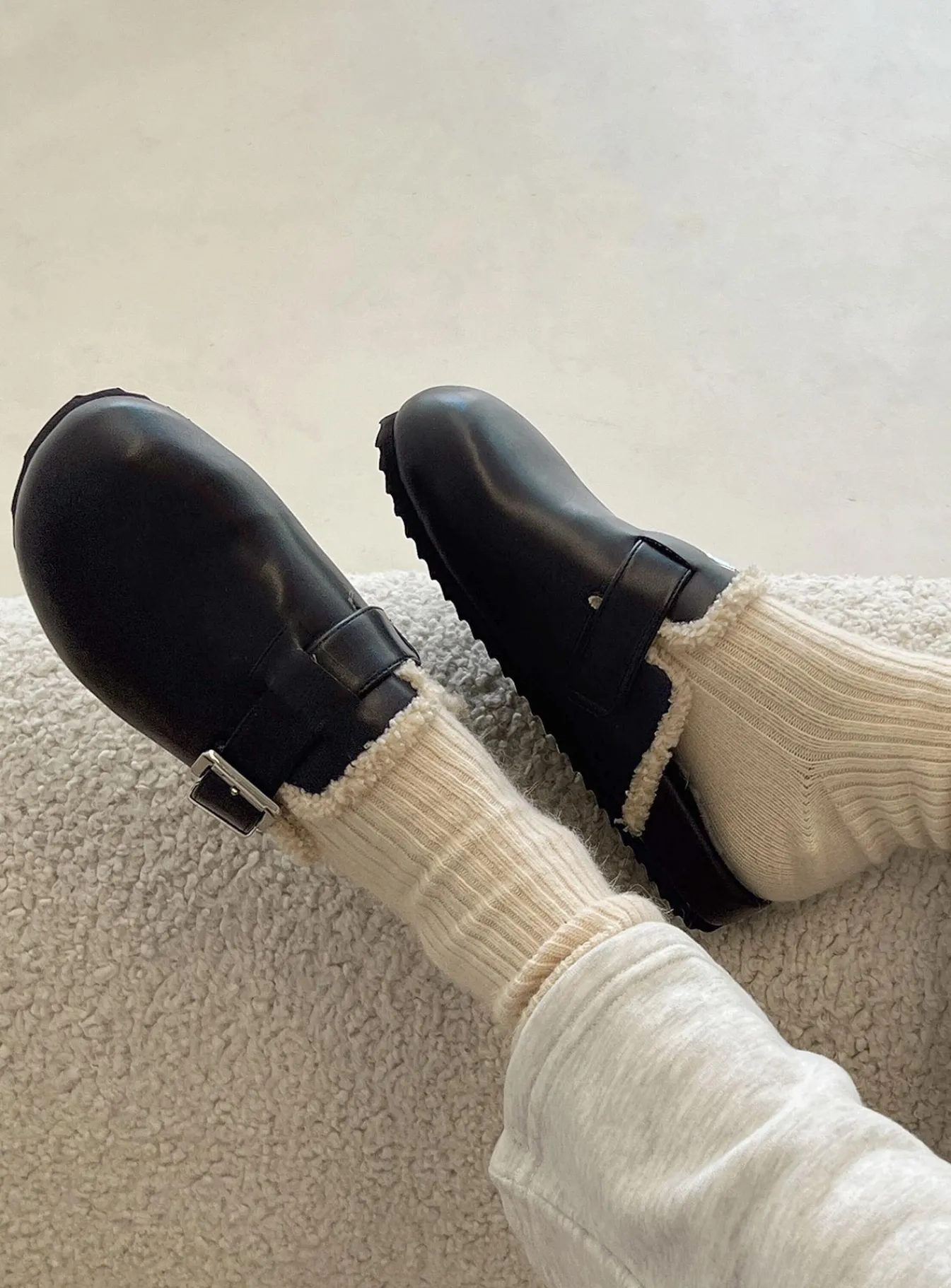Princess Polly Collins Flats Black Sale