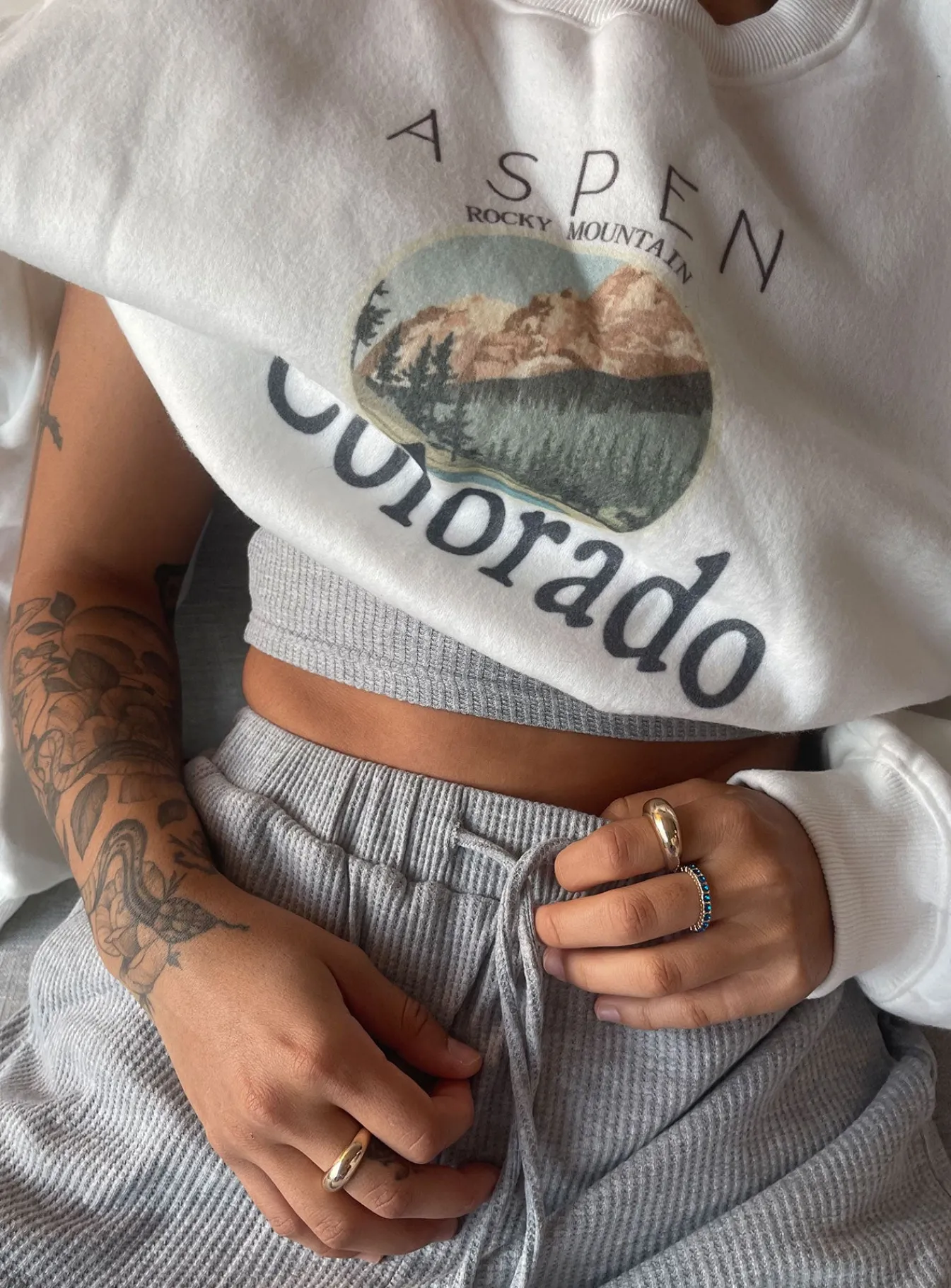 Princess Polly Colorado Oversized Crewneck Sweatshirt White Online