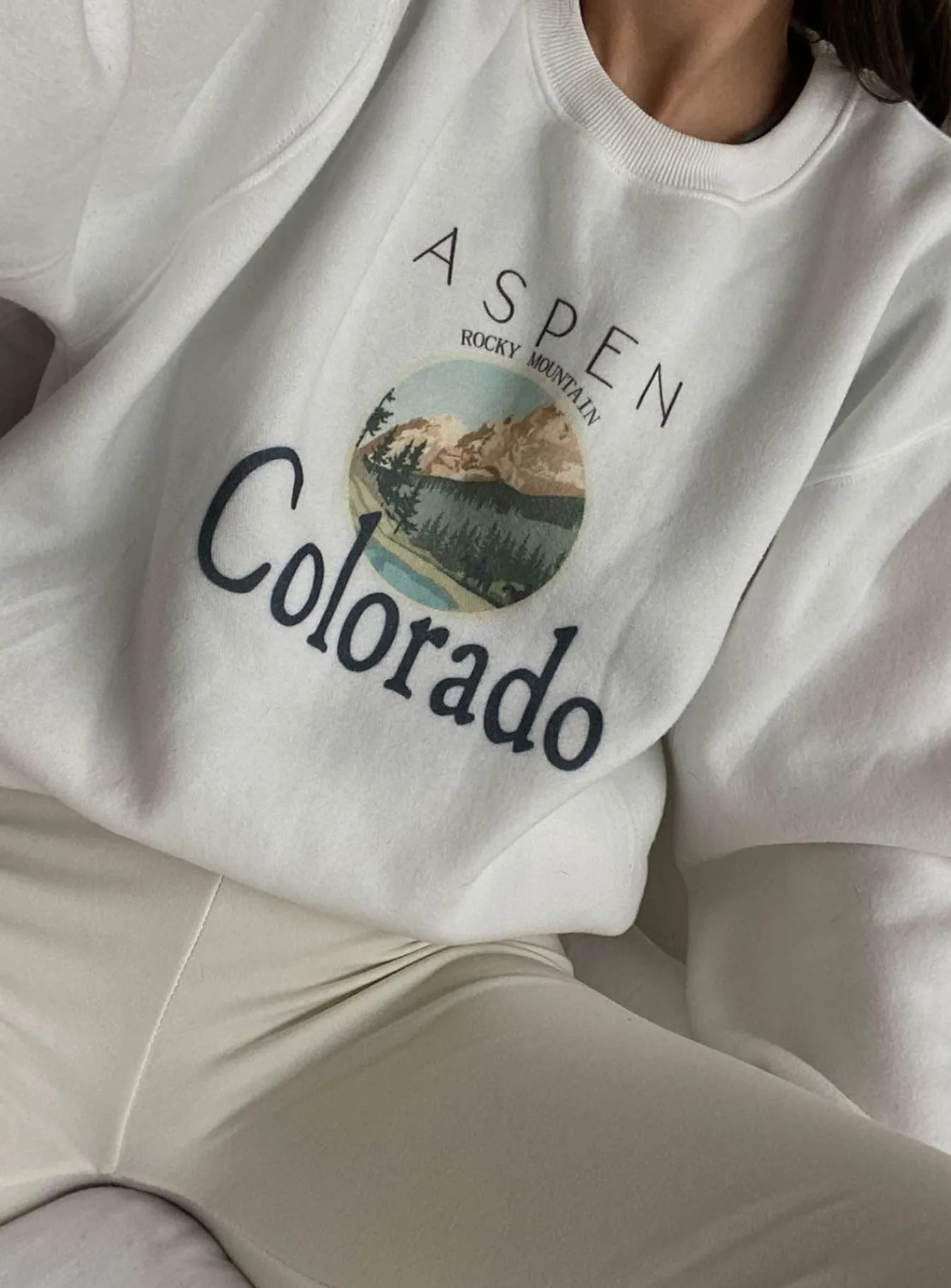 Princess Polly Colorado Oversized Crewneck Sweatshirt White Online