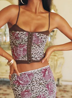 Princess Polly Colton Corset Top Multi Fashion