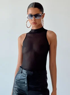Princess Polly Como Bodysuit  Black Shop