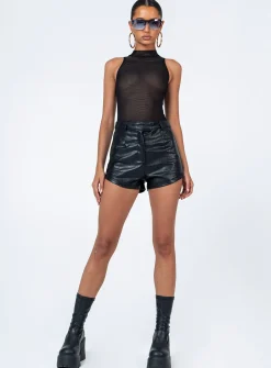 Princess Polly Como Bodysuit  Black Shop