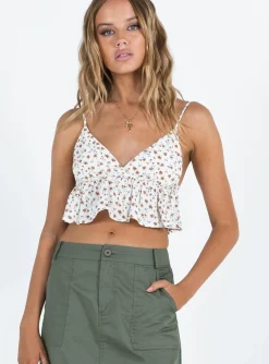 Princess Polly Contardo Top White / Floral Online