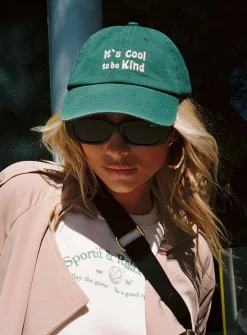 Princess Polly Cool To Be Kind Cap Green Cheap