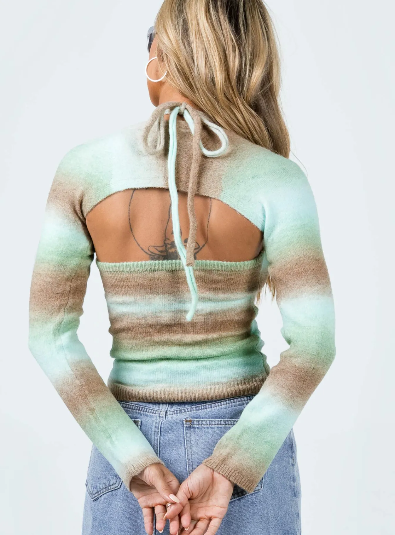 Princess Polly Coolara Sweater Green Cheap