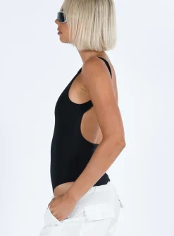 Princess Polly Coomba Backless Bodysuit Black Best Sale