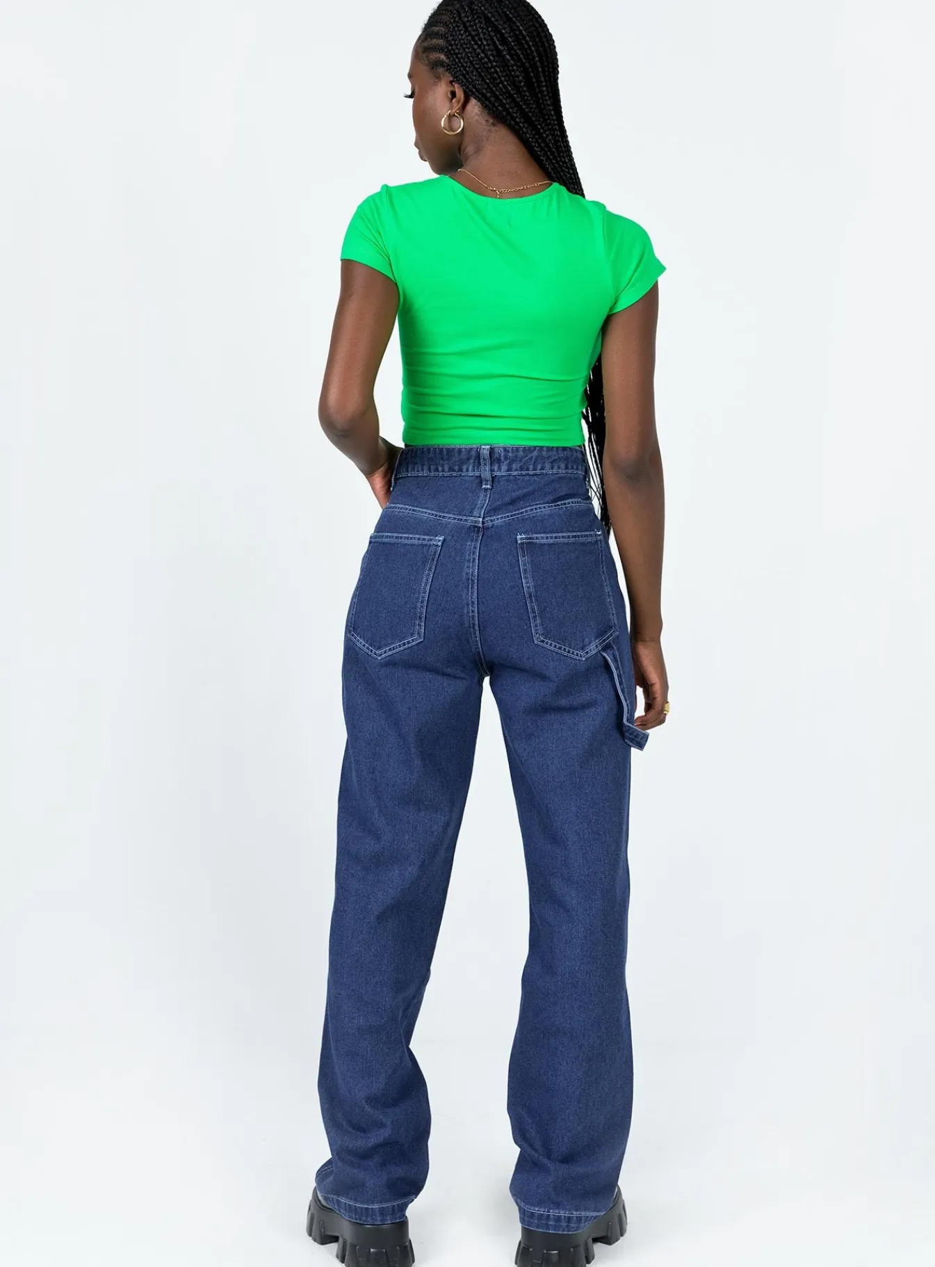 Princess Polly Copeland Jeans Mid Wash Denim Best