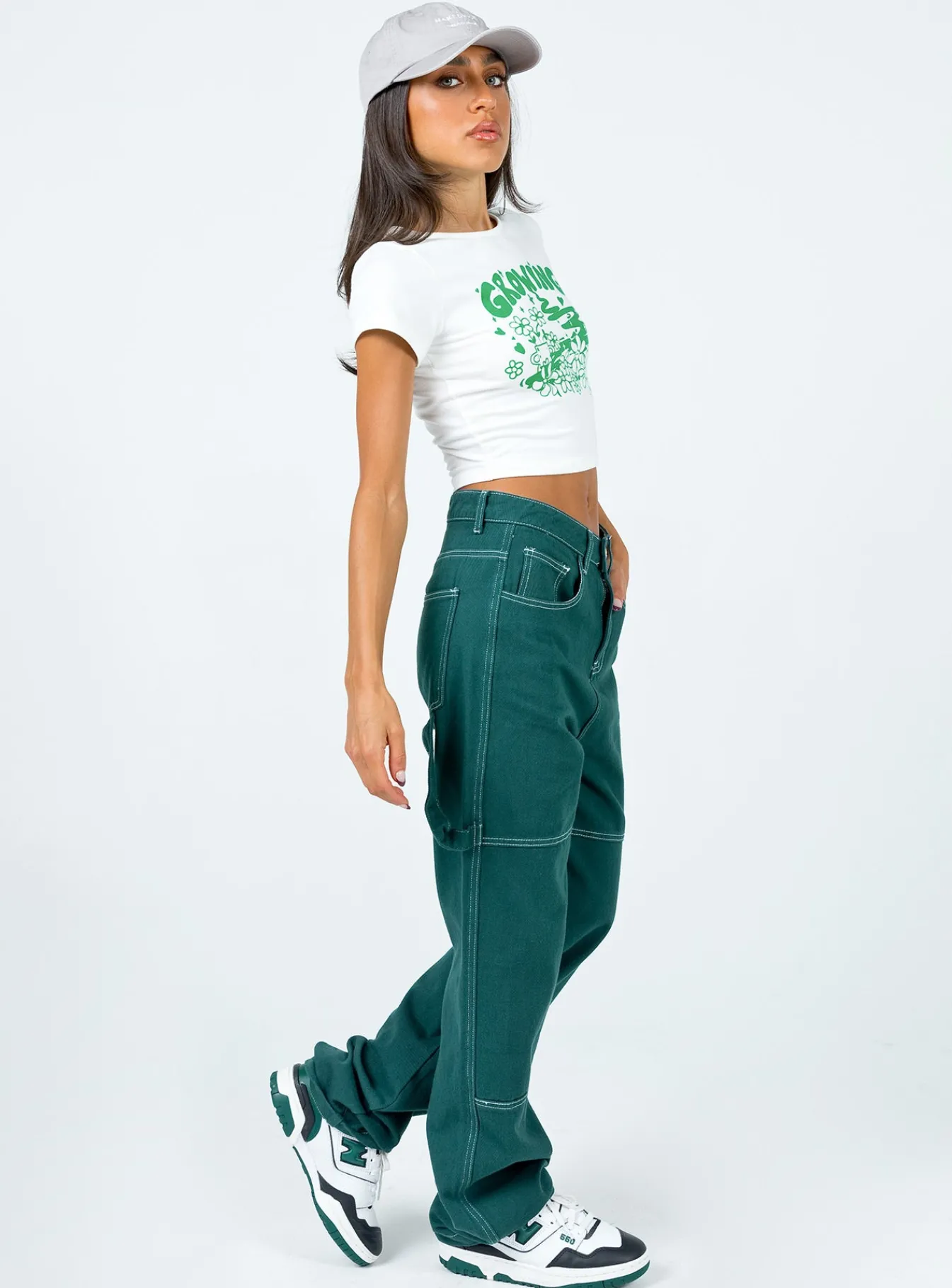 Princess Polly Copeland Jeans Green Best