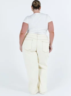 Princess Polly Copeland Jeanscurve White Store