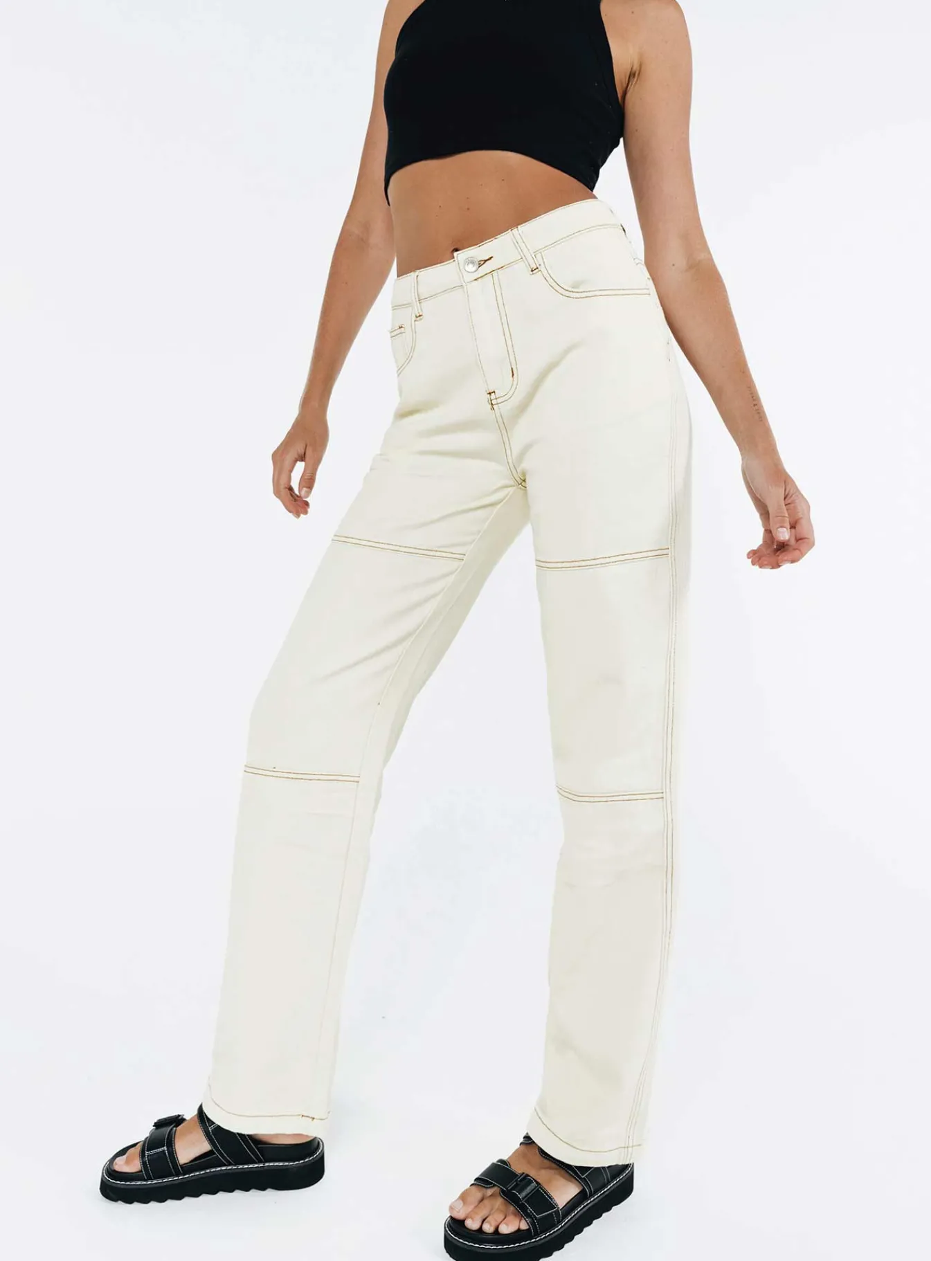Princess Polly Copeland Jeanstall White Sale