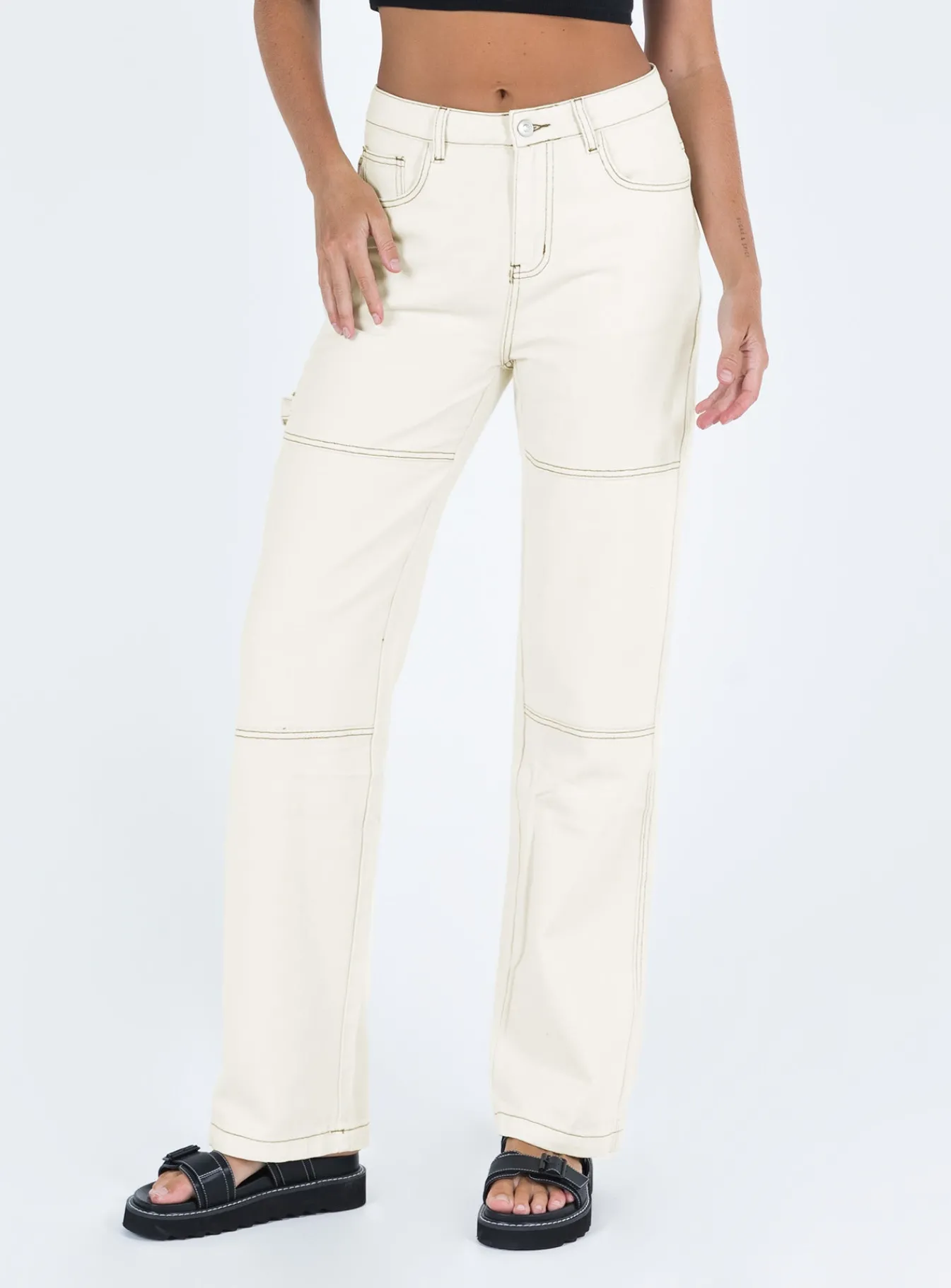 Princess Polly Copeland Jeanstall White Sale