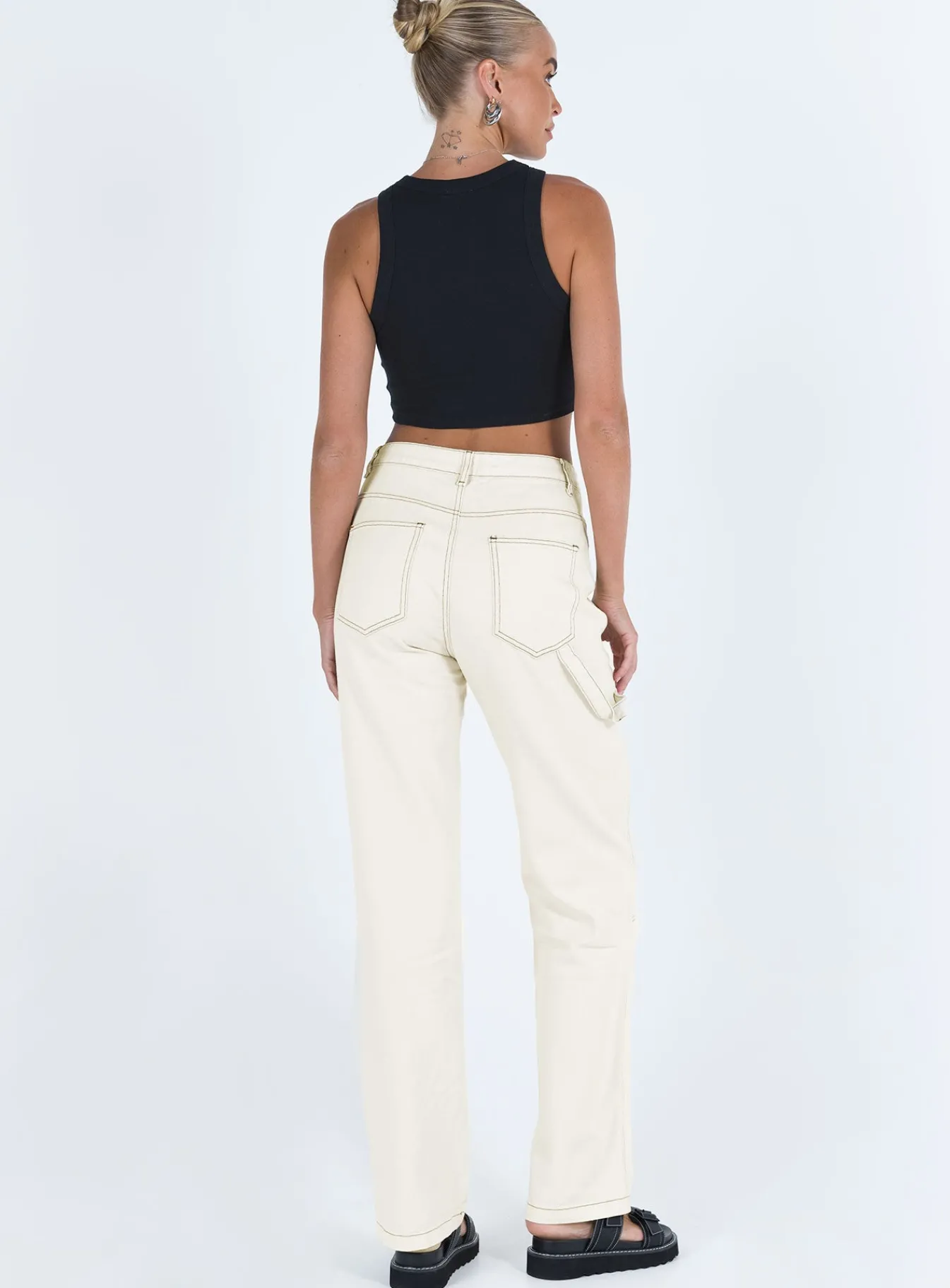 Princess Polly Copeland Jeanstall White Sale