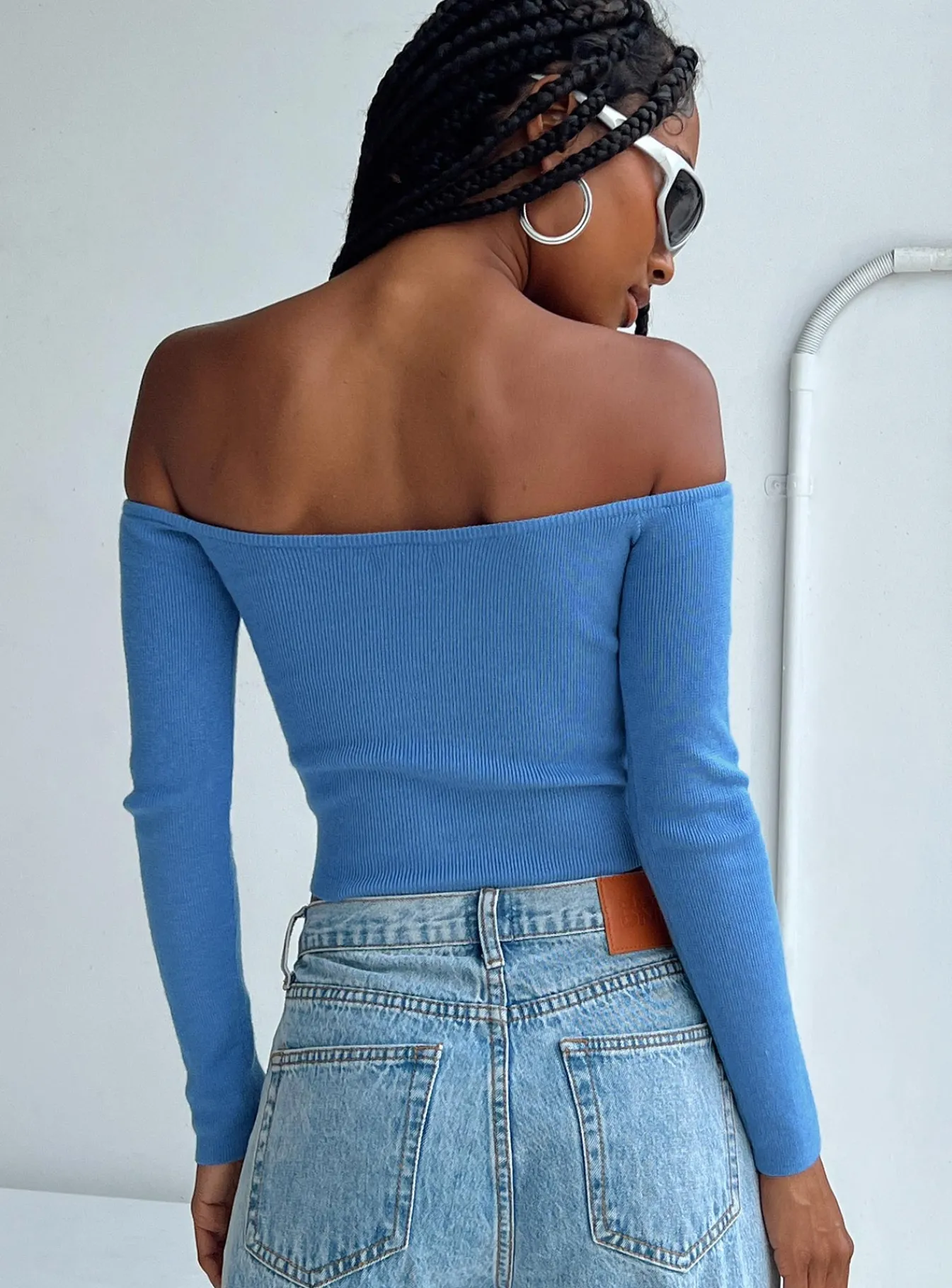 Princess Polly Corben Top Blue Cheap