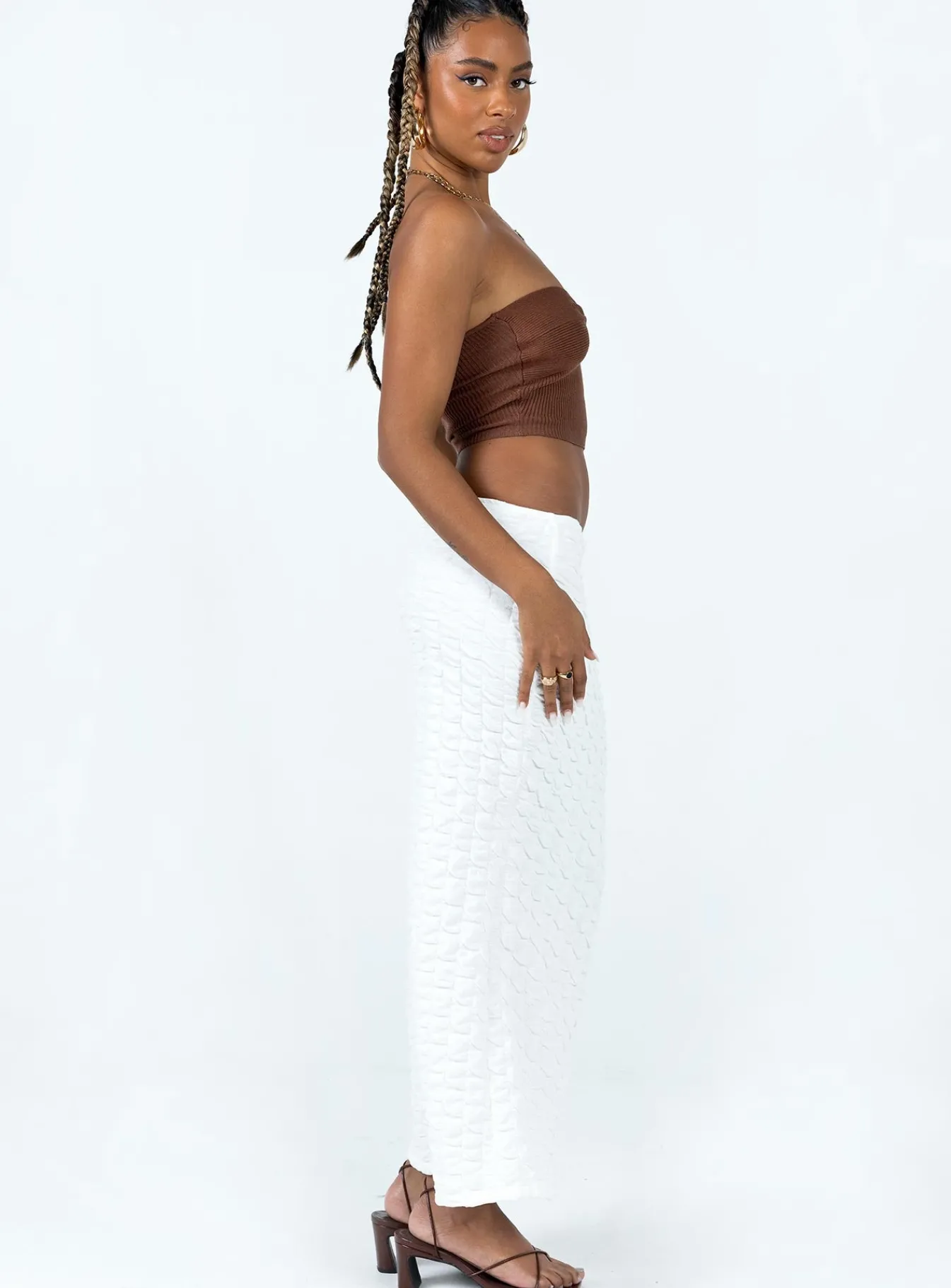 Princess Polly Corine Maxi Skirt White Fashion