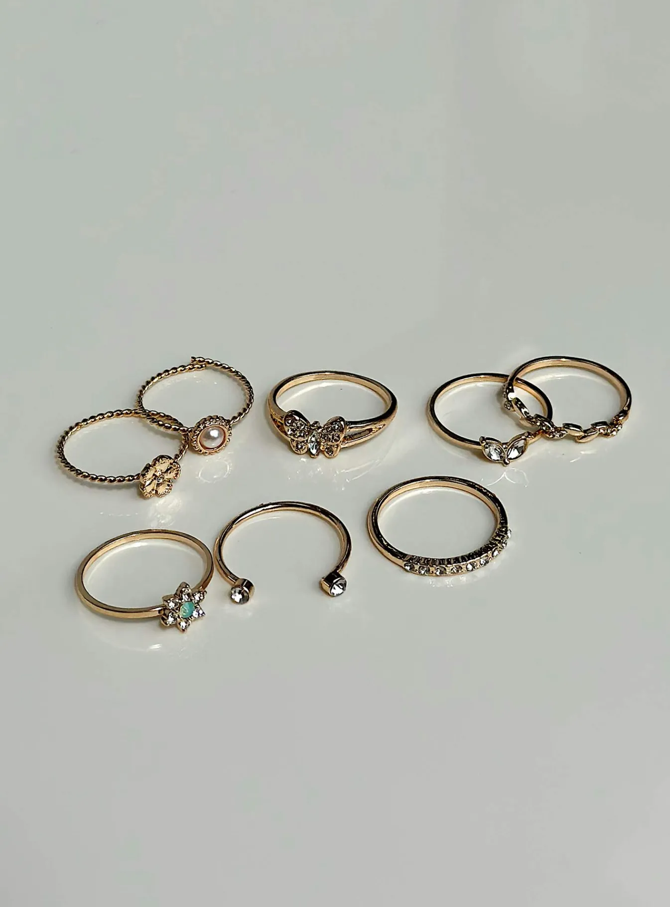 Princess Polly Corrina Ring Pack Gold Best