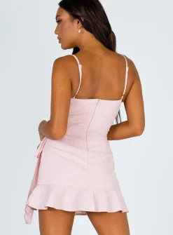Princess Polly Cottage Hill Mini Dress Blush Online