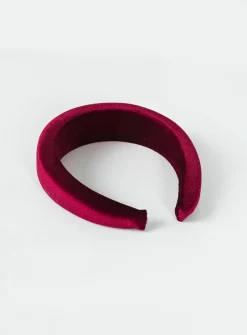 Princess Polly Cotter Headband Burgundy Store